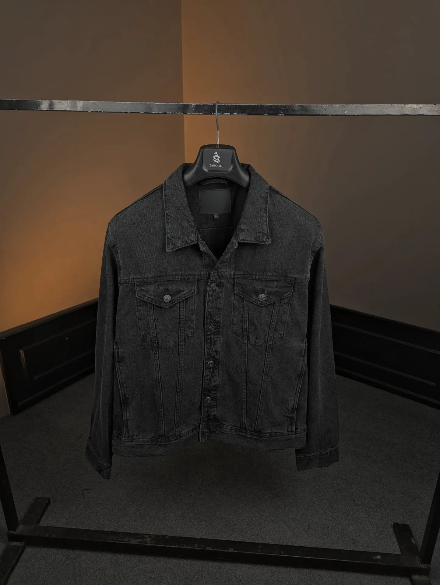 Charcoal Wash-Denim Jacket (L)
