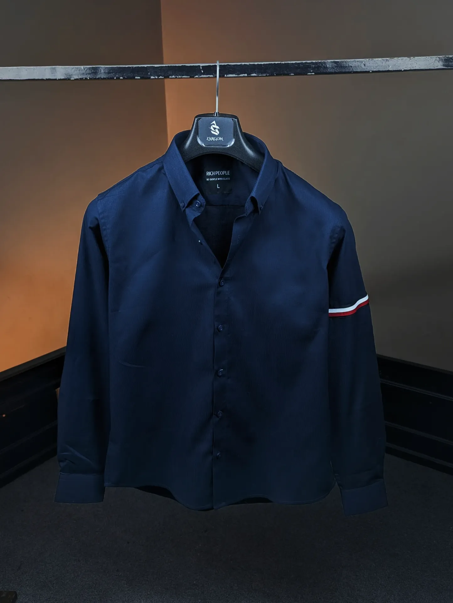 Hand Pattern-Navy Blue (M)